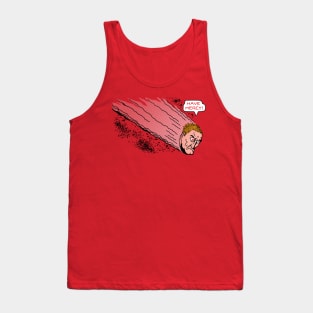 Vintage Comic Flying Head Tank Top